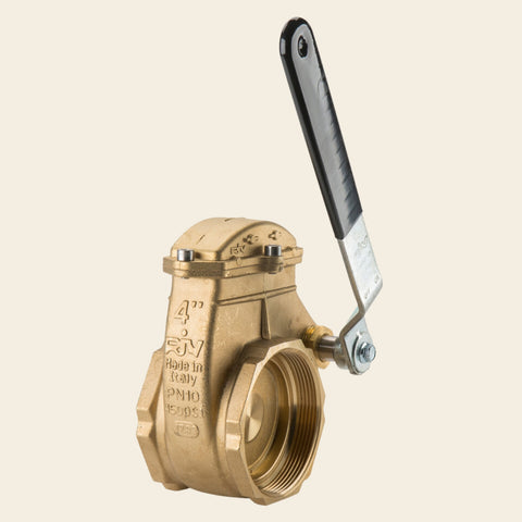 4" Brass Lever Valve