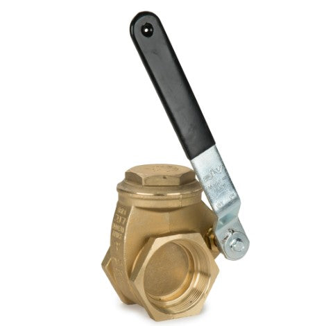 3" Brass Lever Valve 1040-RIV