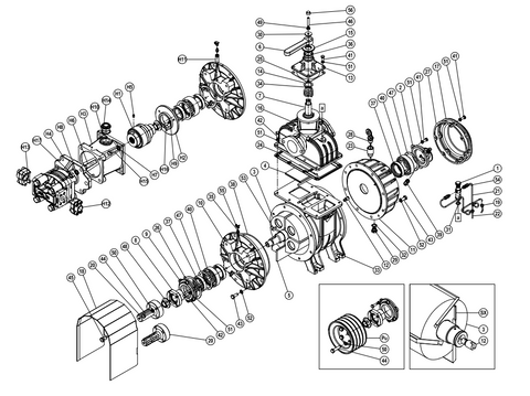 Jurop Vanes 4 PCS Per Pump - Position 5 - 1601604100