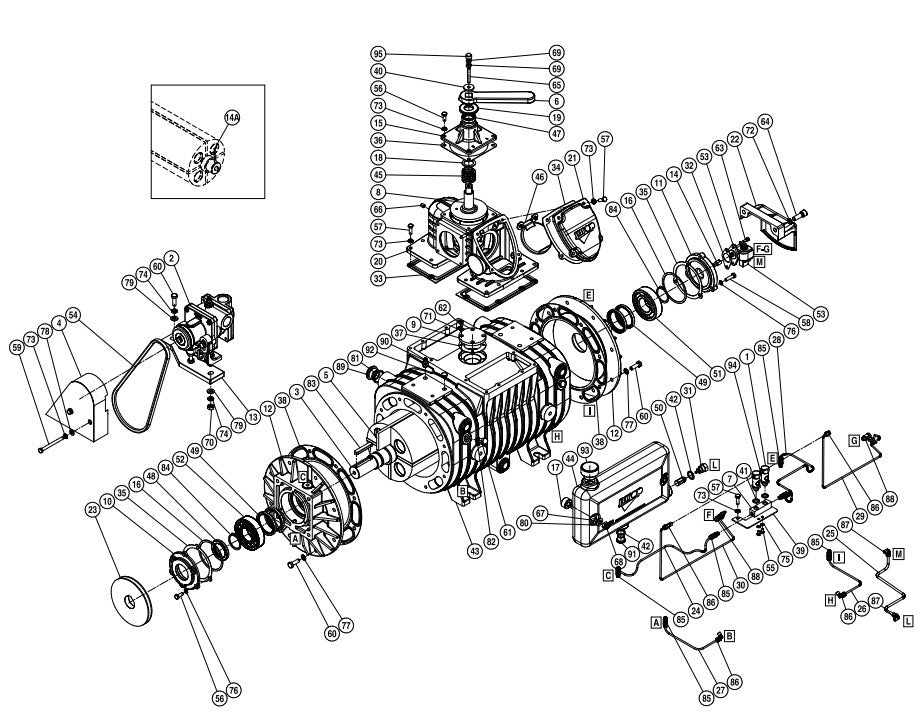 Jurop Water Pump Belt - Position 54 - 4025350019