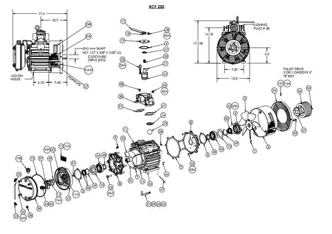 RCF250 Re-build Kit RF250-KIT