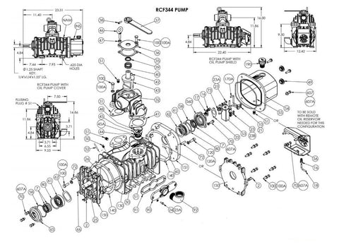 RCF344 Rebuild Kit RF344-KIT-B