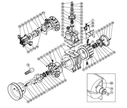 PN23 Jurop Shaft Connection Position 11-1622002600