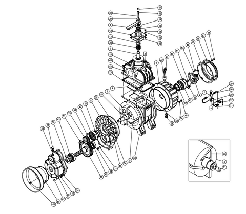 Jurop Handle Spring - Position 34 - 1691000000